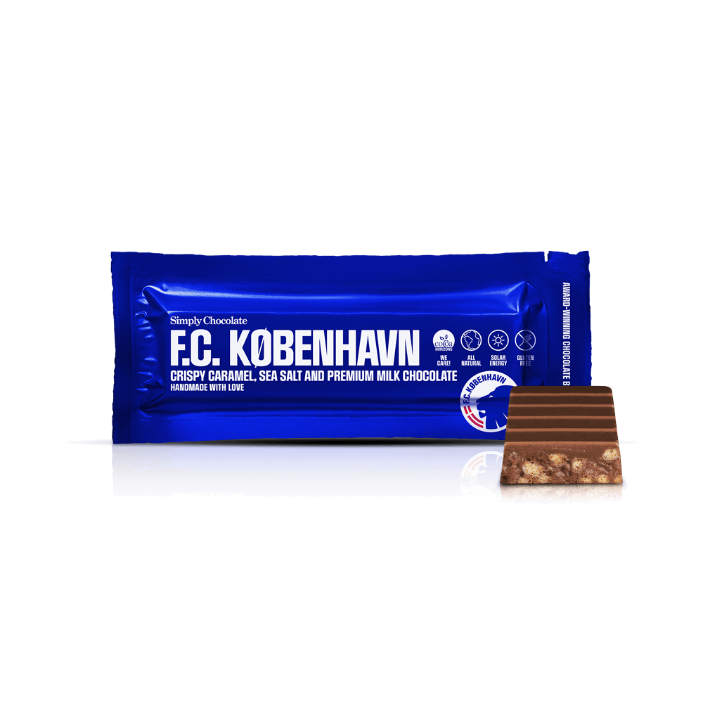 FCK chocolate bar | Crunchy caramel, sea salt and premium milk chocolate