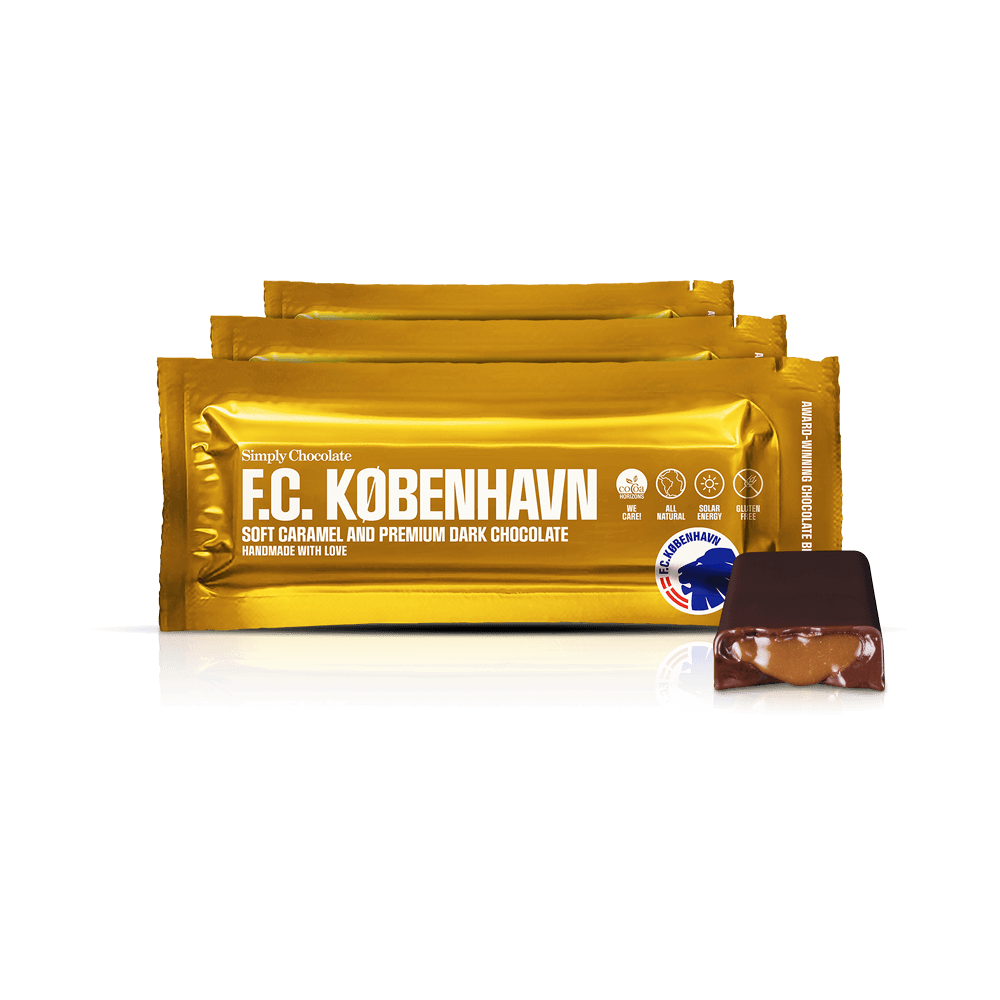 FCK golden bar 12-pack | Soft caramel and dark chocolate