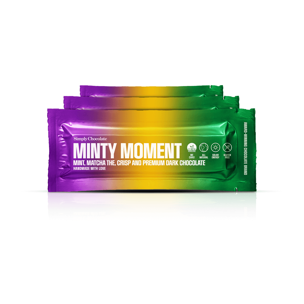 Minty Moment 12-pack | Mint, matcha tea, crisp and dark chocolate
