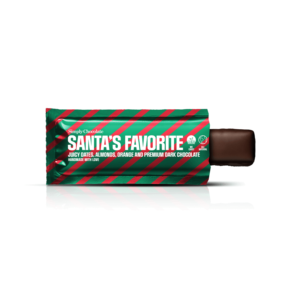 Santa's Favorite 12-pack | Dates, almonds, orange and dark chocolate