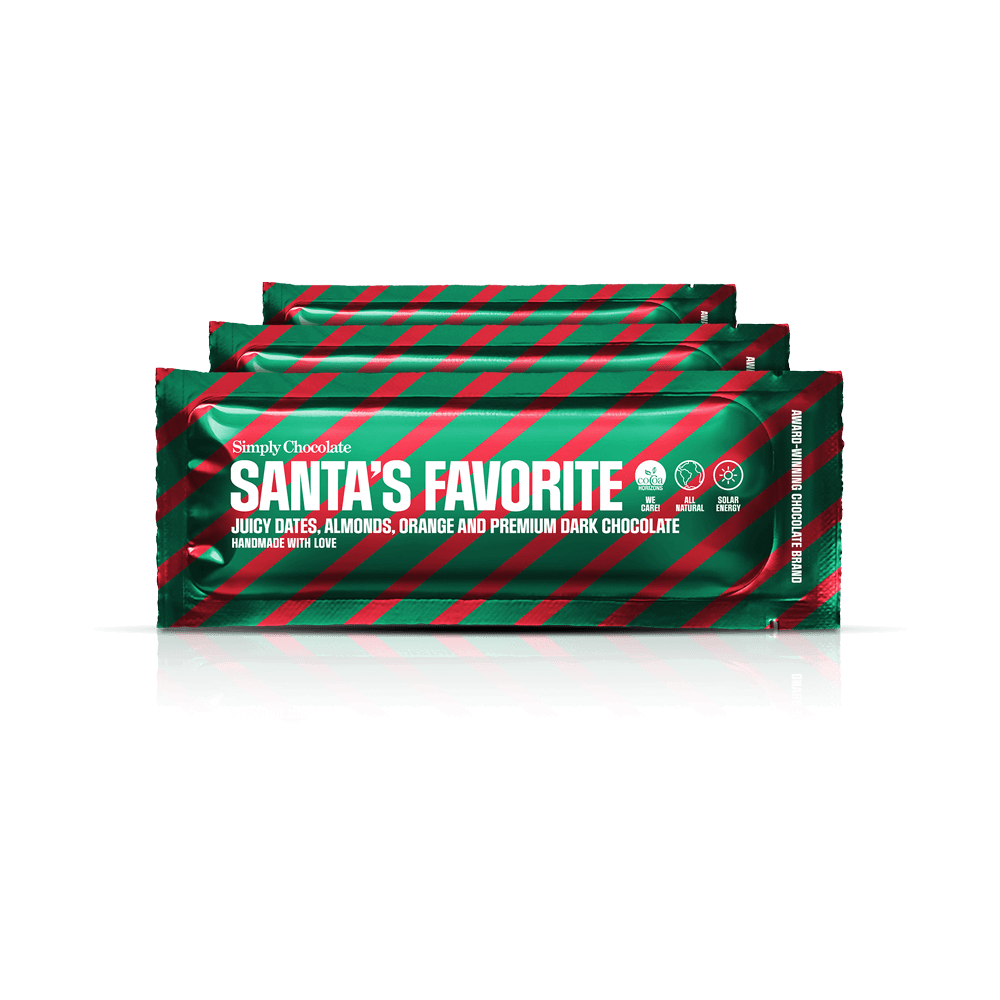 Santa's Favorite 12-pack | Dates, almonds, orange and dark chocolate
