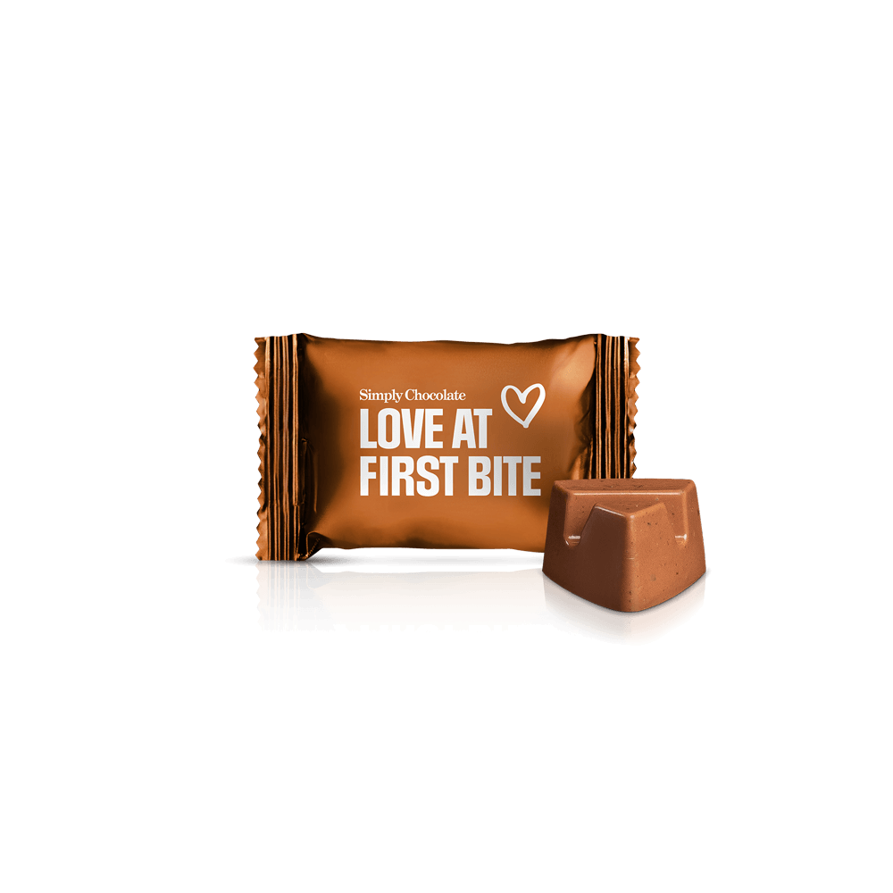 Love at first bite - Box med 75 stk. Crispy Carrie Bites | That special feeling you can't really describe