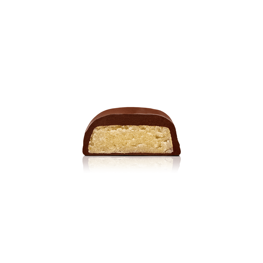 Love Bite - Box with 75 pcs. bites | Marzipan and a double layer og premium dark chocolate