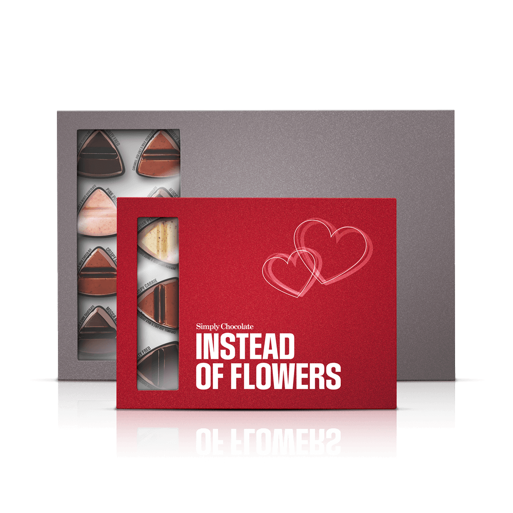 The gift of love | Box with 12 pieces + 24 pieces of chocolate
