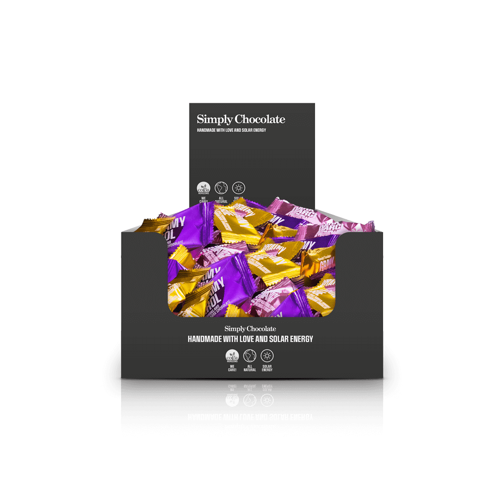Grainy Mix - Box with 75 pcs. bites | Mix of Bites with chocolate coating