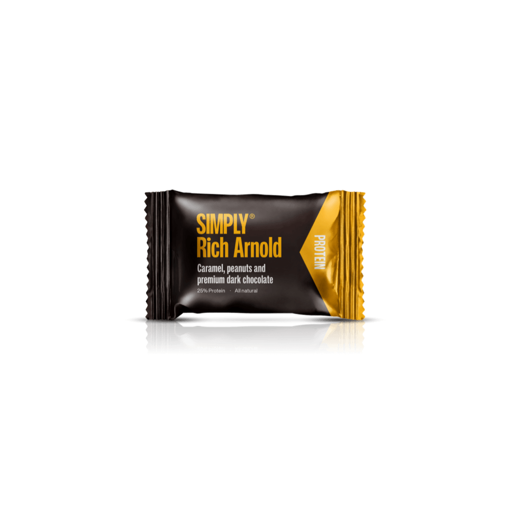 Protein bites - Caramel, peanuts, and dark chocolate | Simply® Rich Arnold - 75 pcs.