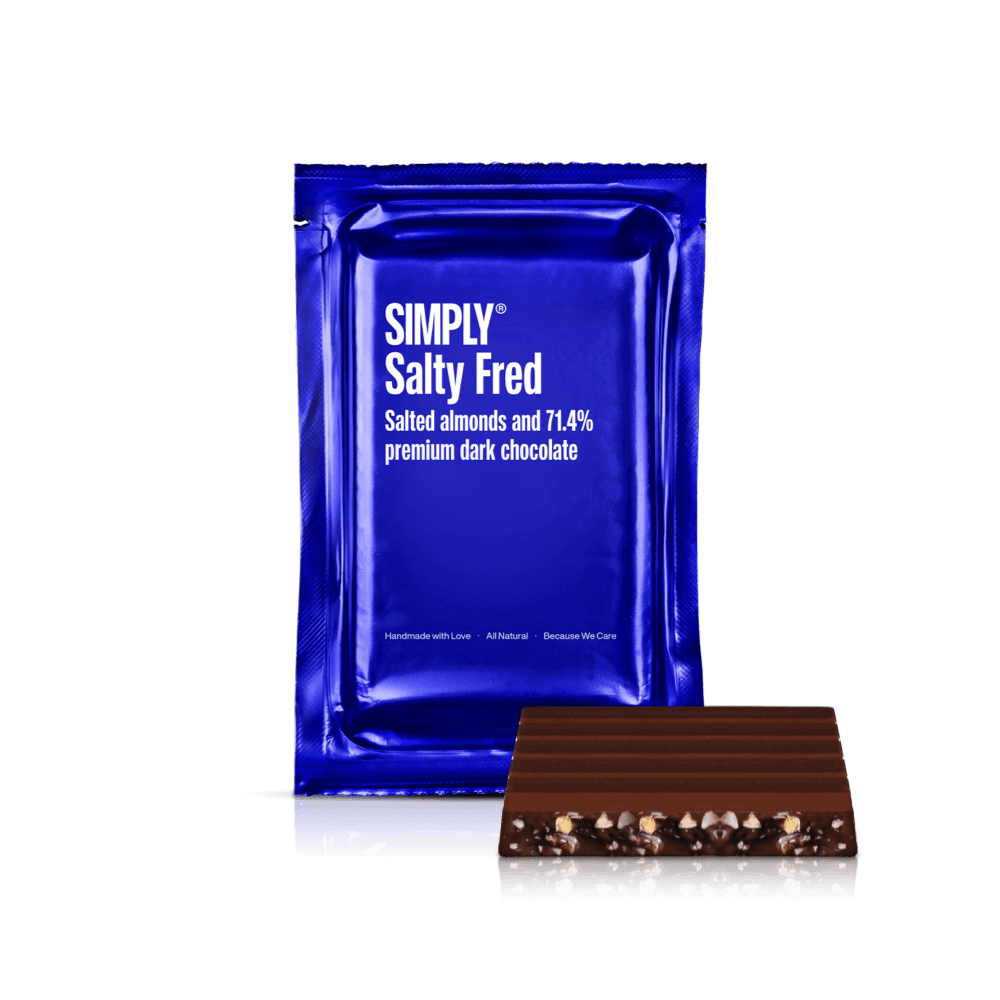 Sharing Bar - Salty Fred | Salted almonds and premium dark chocolate