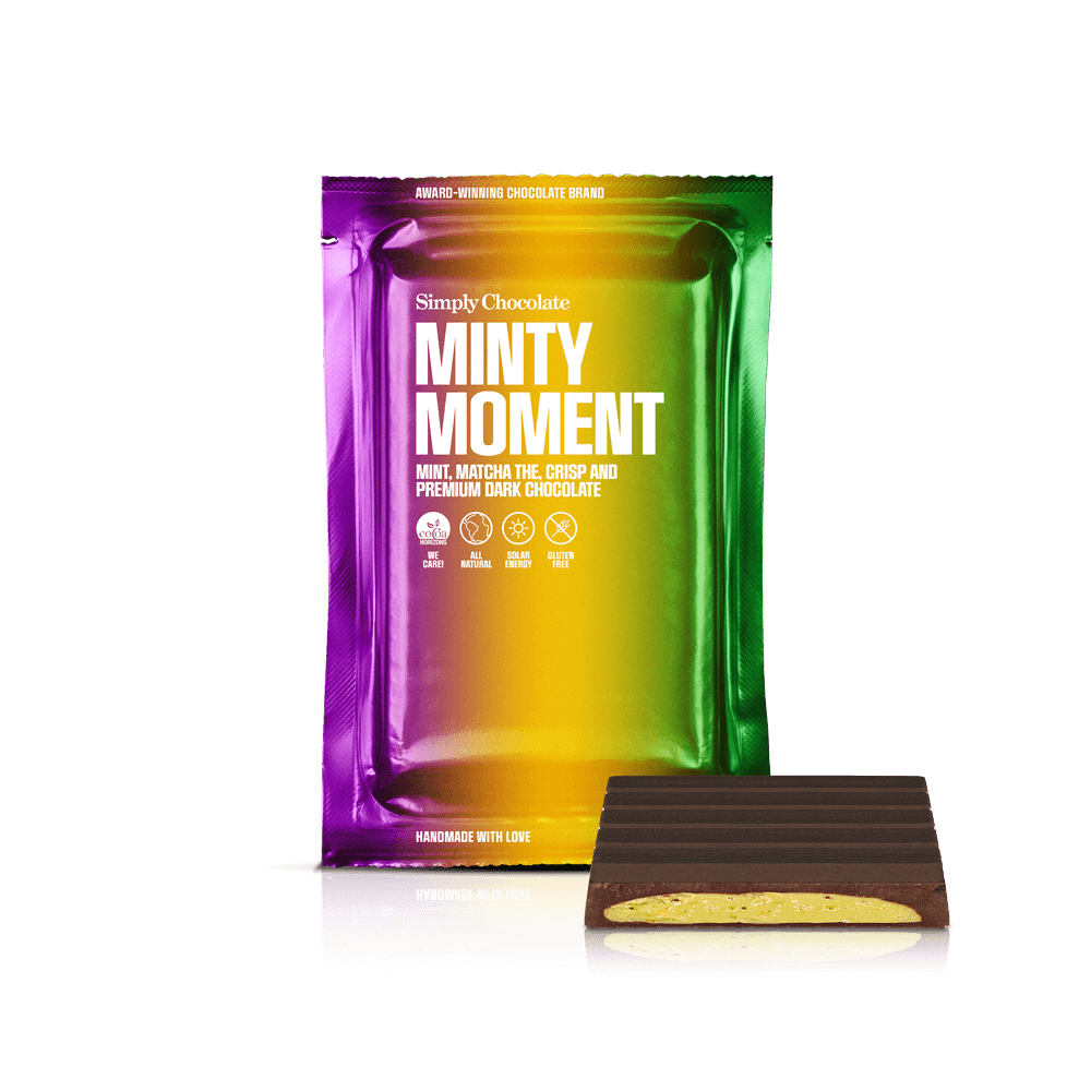 Sharing Bar - Minty Moment | Mint, matcha tea, crisp and premium dark chocolate