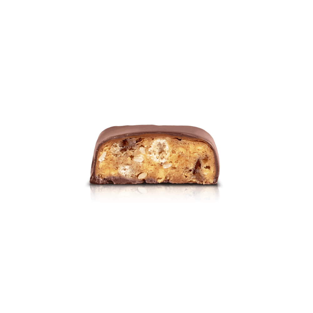 Protein bites - Caramel, yuzu, sesame, and milk chocolate | Simply® Sixpack Sally - 75 pcs.