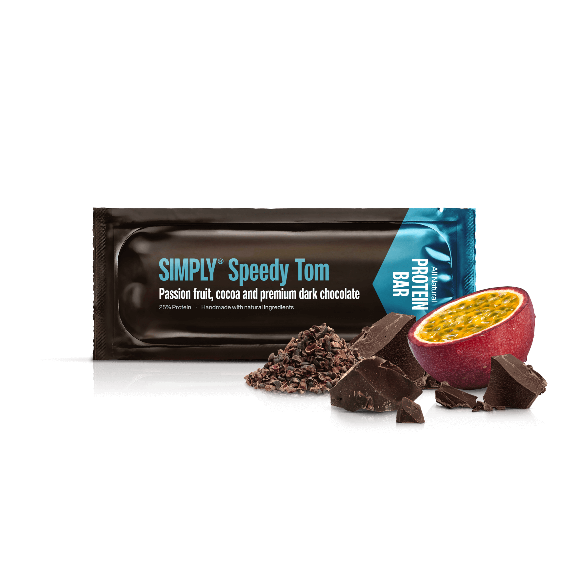 Chocolate Protein Bar Box 30 pcs - Simply® Speedy Tom – 30 pcs.