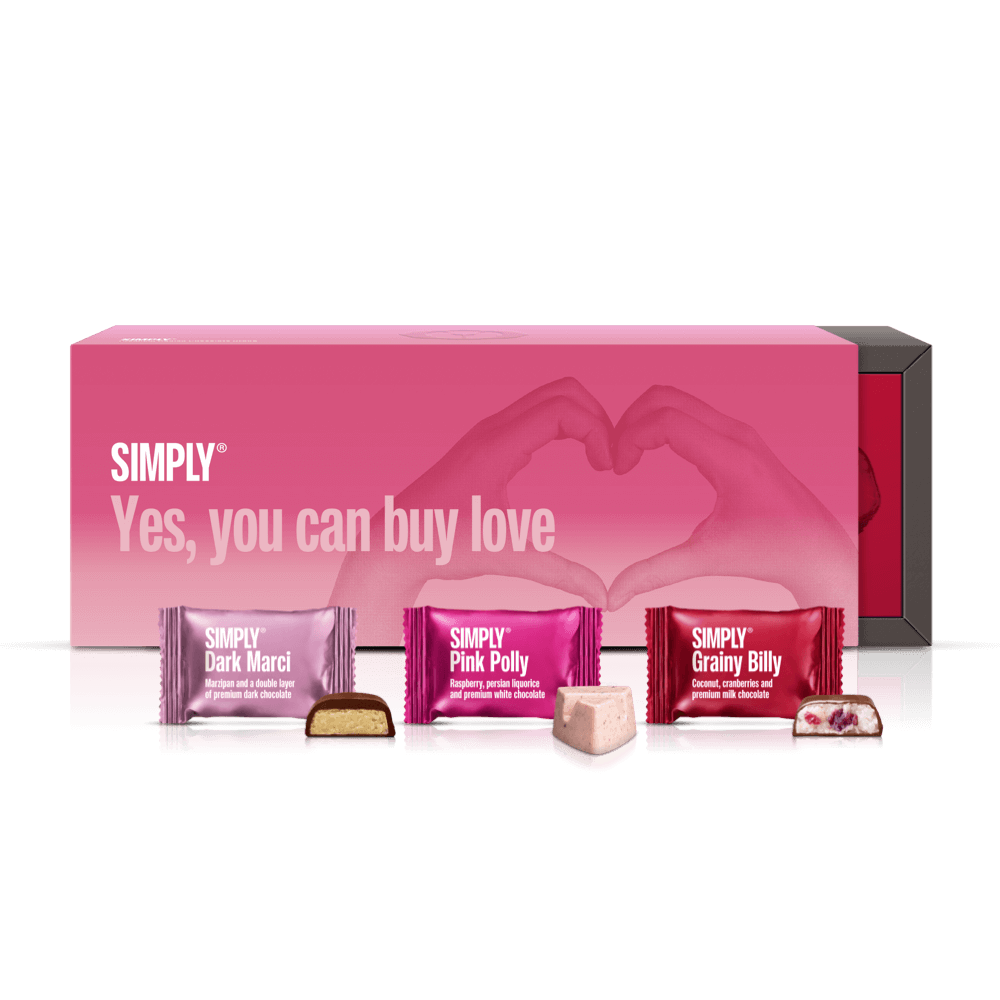 Yes, You Can Buy Love - Gift box with 3 Cubes | Dark Marci, Grainy Billy, Pink Polly