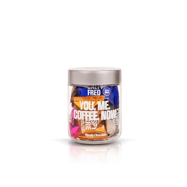 You me Coffee now - Glas med 10 bites | Coffee and chocolate - a match made in heaven
