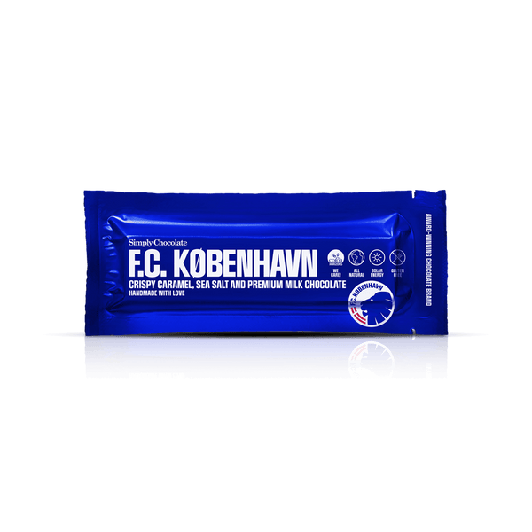 FCK Customized chocolate bar | Crunchy caramel, sea salt and premium milk chocolate