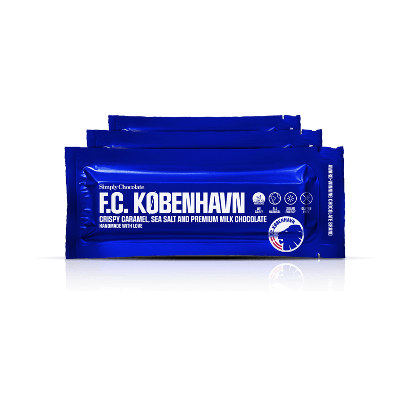 FCK chocolate bar 12-pack | Crunchy caramel, sea salt and premium milk chocolate