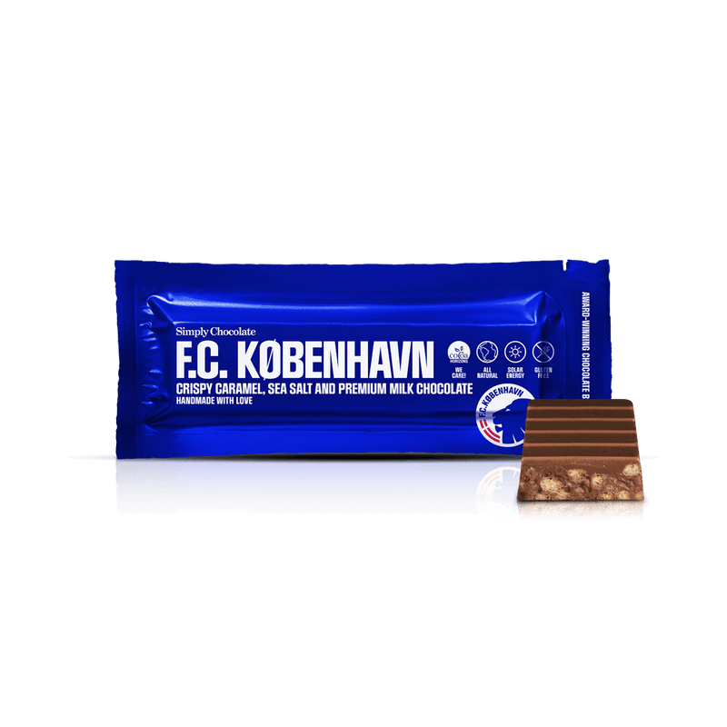 FCK Customized chocolate bar | Crunchy caramel, sea salt and premium milk chocolate