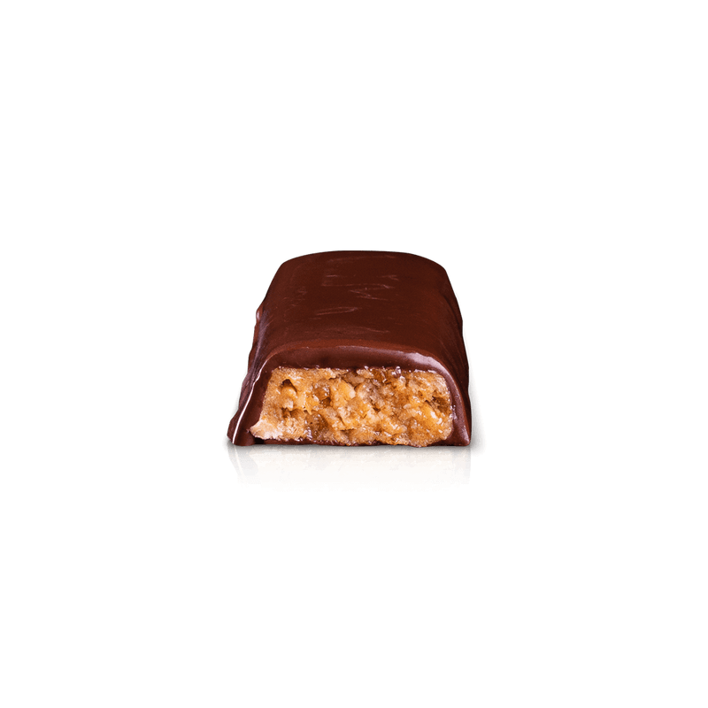 Rich Arnold | Protein bar with caramel, peanuts and premium dark chocolate