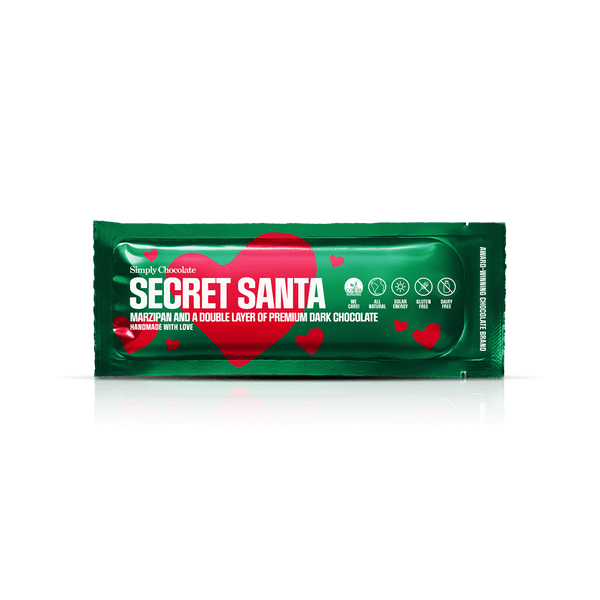 Secret Santa | Marzipan and a double layer og premium dark chocolate