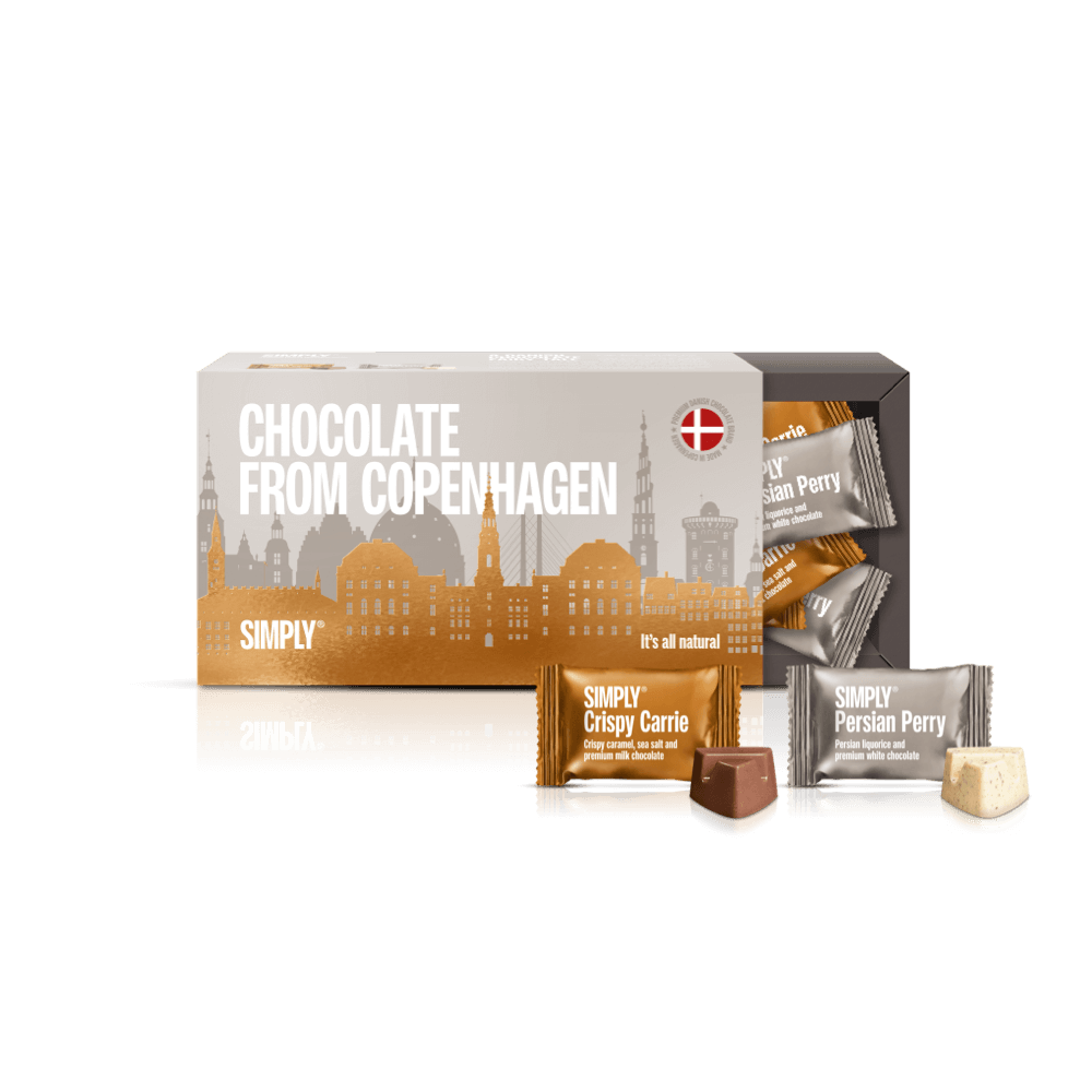 Copenhagen Chocolate - Brown Edition |  Gift box with 18 Bites