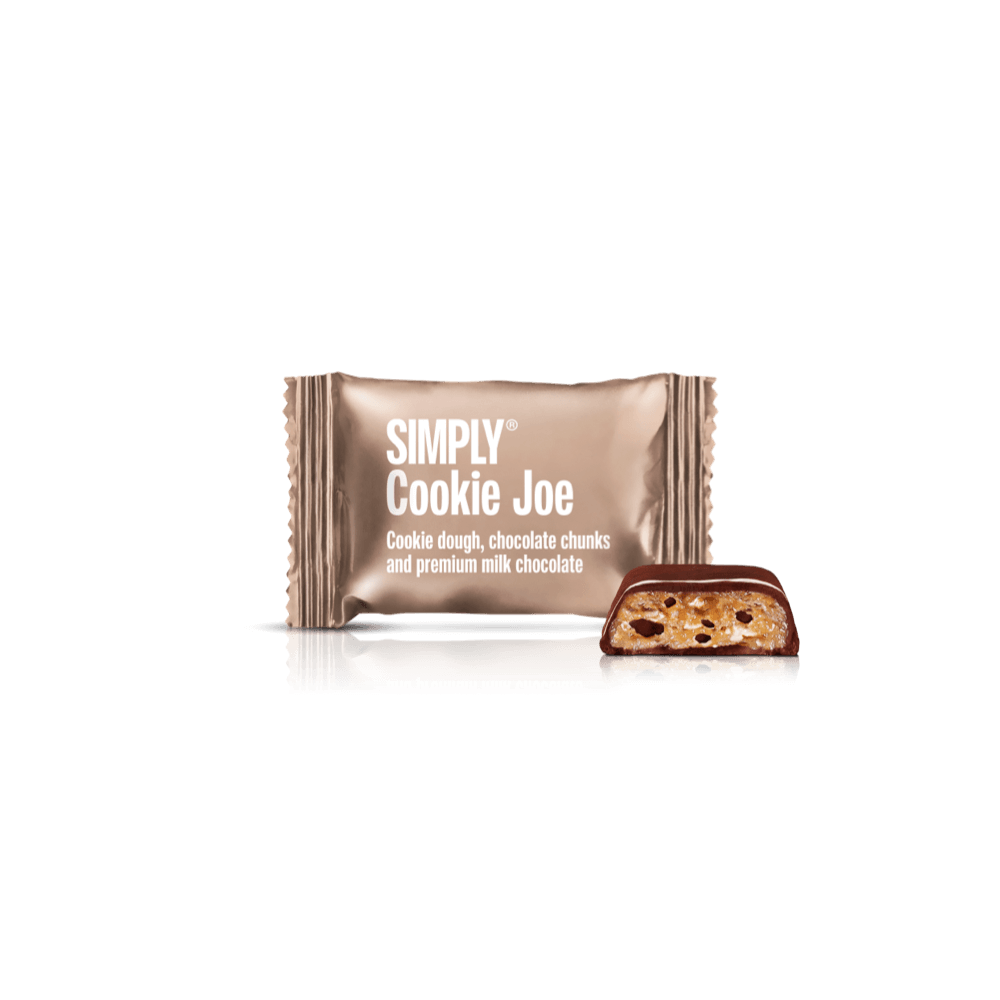 SIMPLY Cookie Joe - 75 pcs. box | Cookie dough, chocolate chunks and milk chocolate