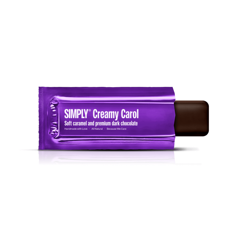 Creamy Carol | Soft caramel and premium dark chocolate