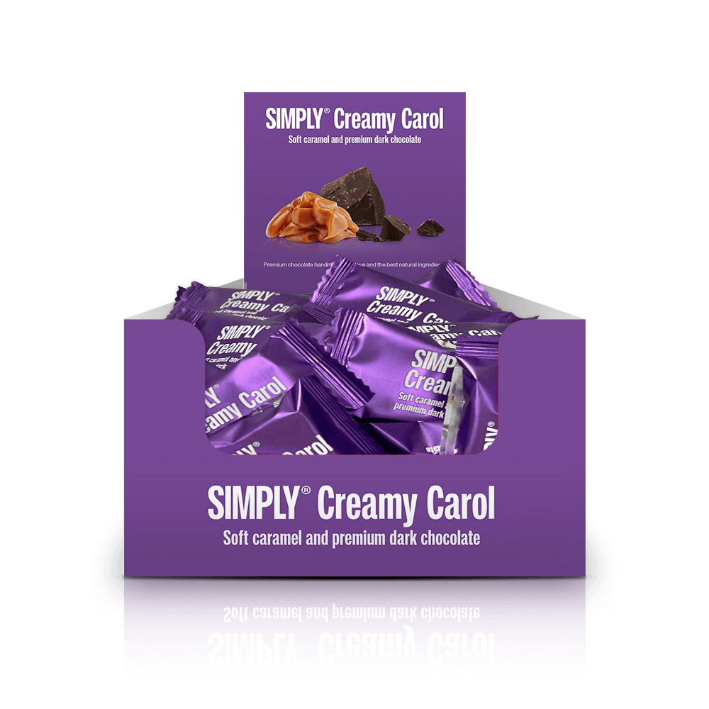 Creamy Carol - Box with 75 pcs. bites | Soft caramel and premium dark chocolate