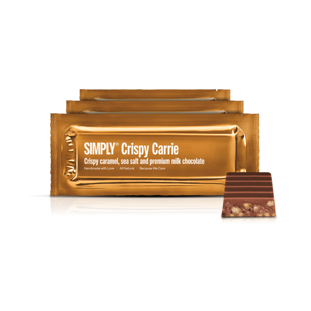 Crispy Carrie 12-pack | Crunchy caramel, sea salt and milk chocolate