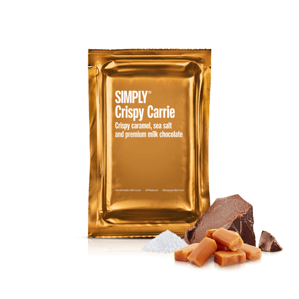 Sharing Bar - Crispy Carrie | Crunchy caramel, sea salt and premium milk chocolate