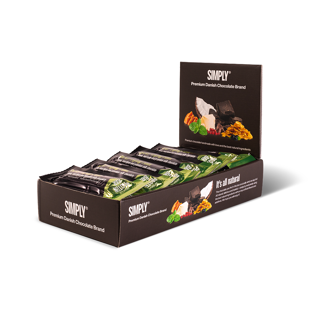 Simply® Flying Felix Protein Bar | Cardamom, Marzipan, and Premium Milk Chocolate