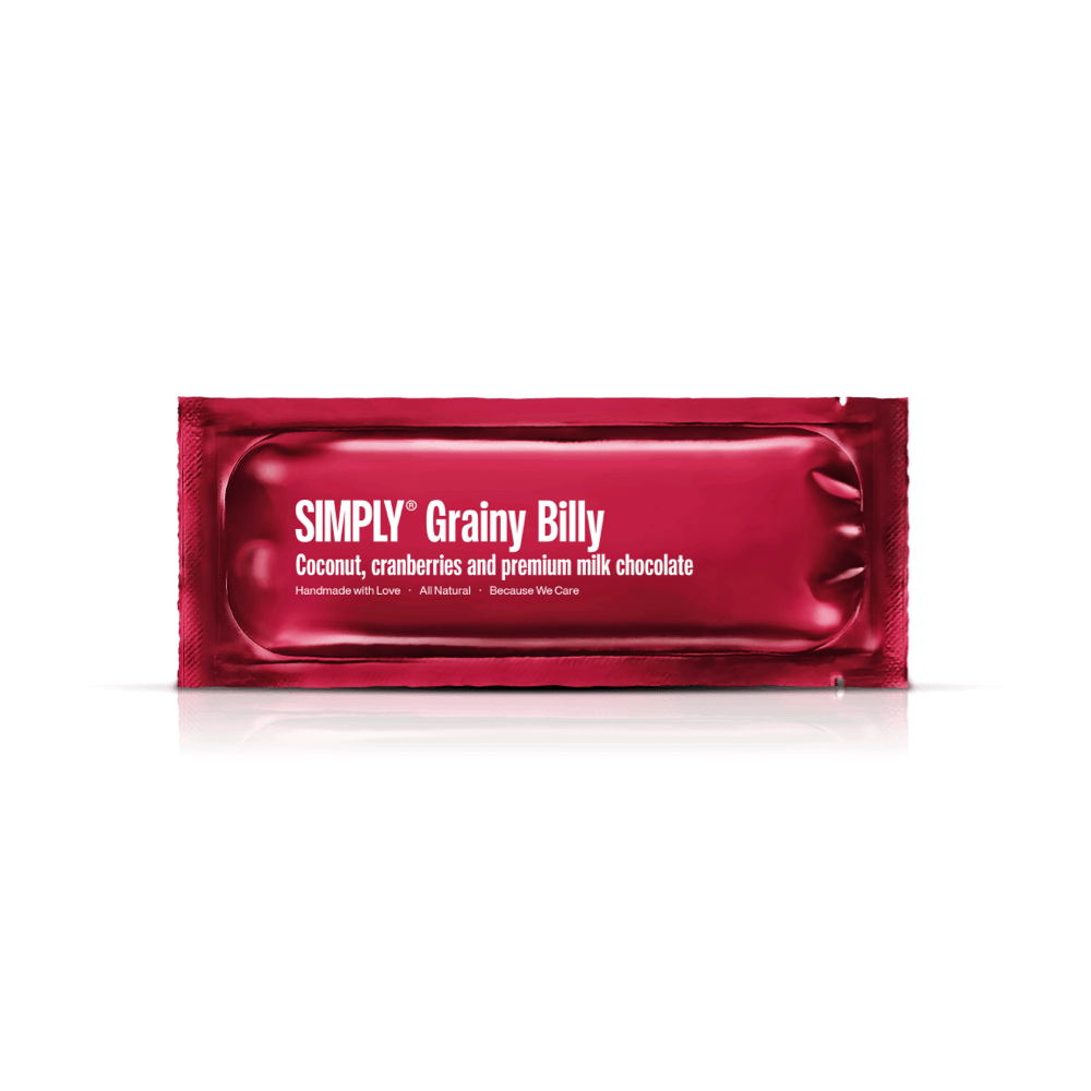 Grainy Billy | Coconut, cranberry and premium milk chocolate