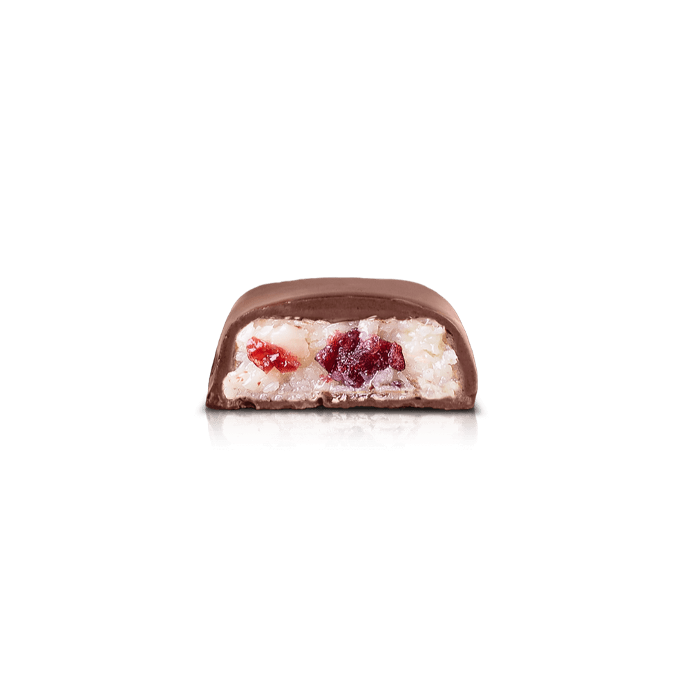 Simply® Grainy Billy - Cube with bites | Coconut, cranberry and milk chocolate