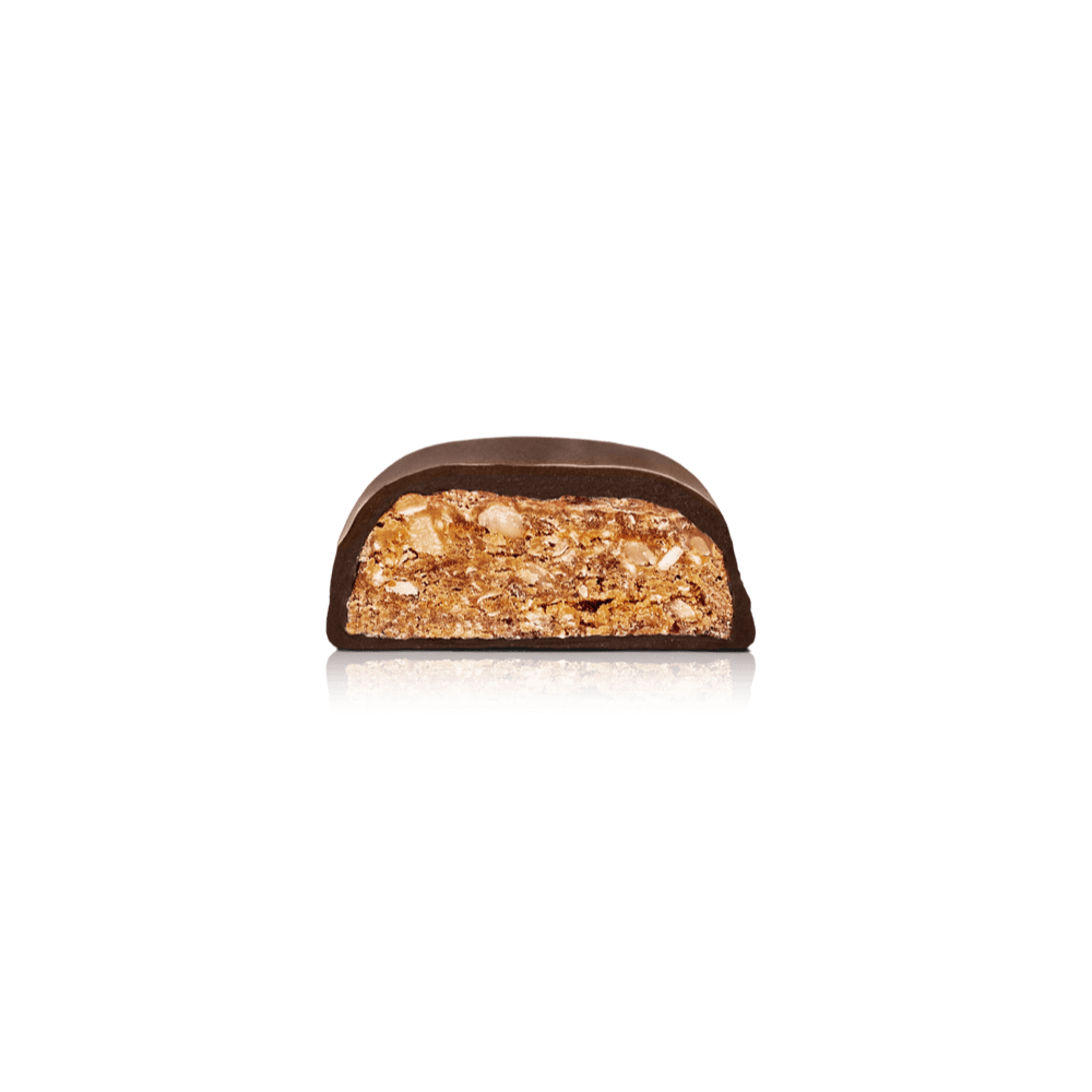 Simply® Grainy Sue - 75 Bites | Oats, spelt, caramel, peanuts and premium dark chocolate