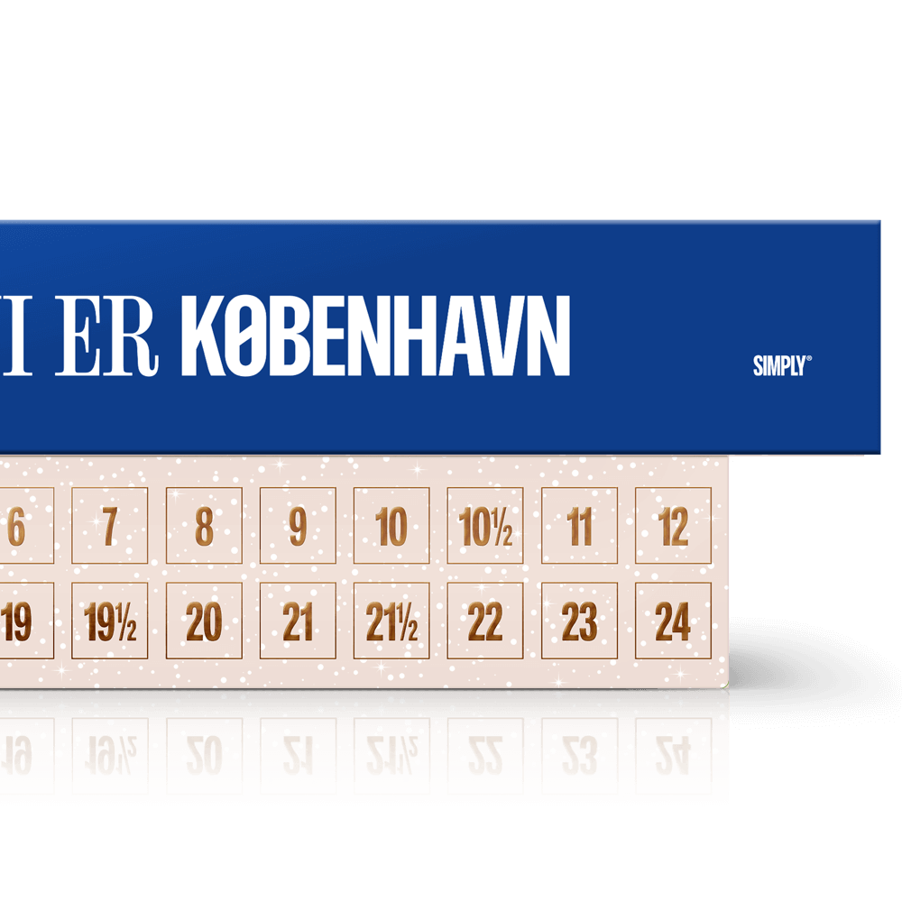 F.C. København chokoladejulekalender | Få to FCK proteinbarer i gave