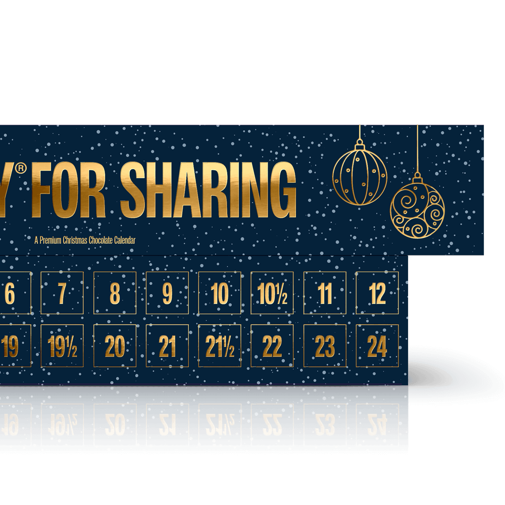 Simply® For Sharing | Advent calendar with 2 chocolates per window