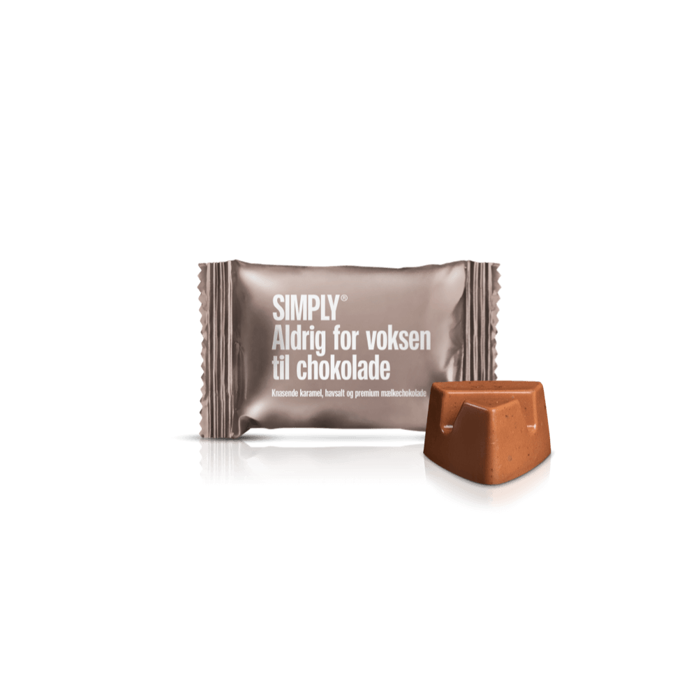 Confirmation Crispy Carrie - Box with 75 pcs. Bites | Crunchy caramel, sea salt, and milk chocolate