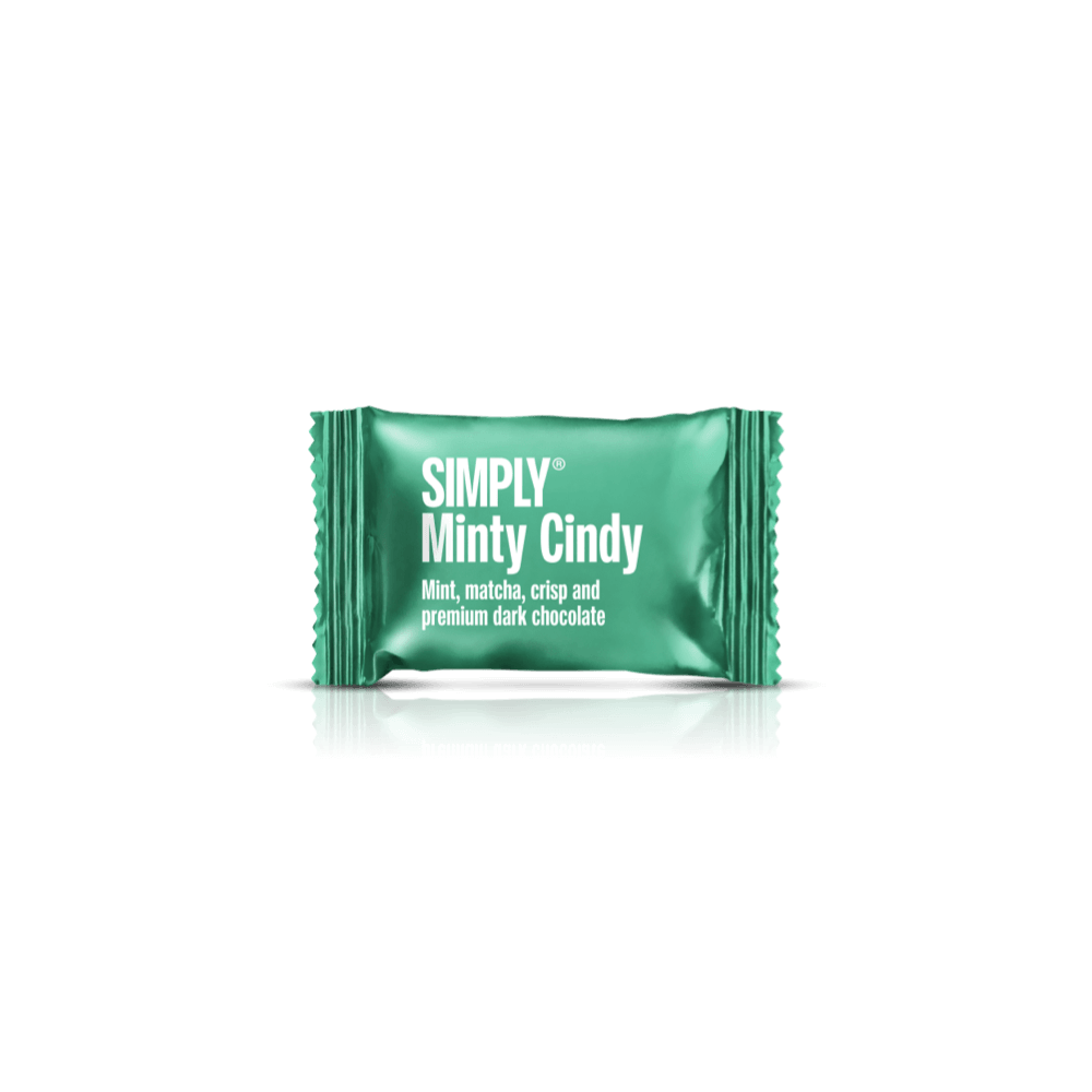 Simply® Minty Cindy - 75 Bites | Mint, matcha tea, crisp and premium dark chocolate