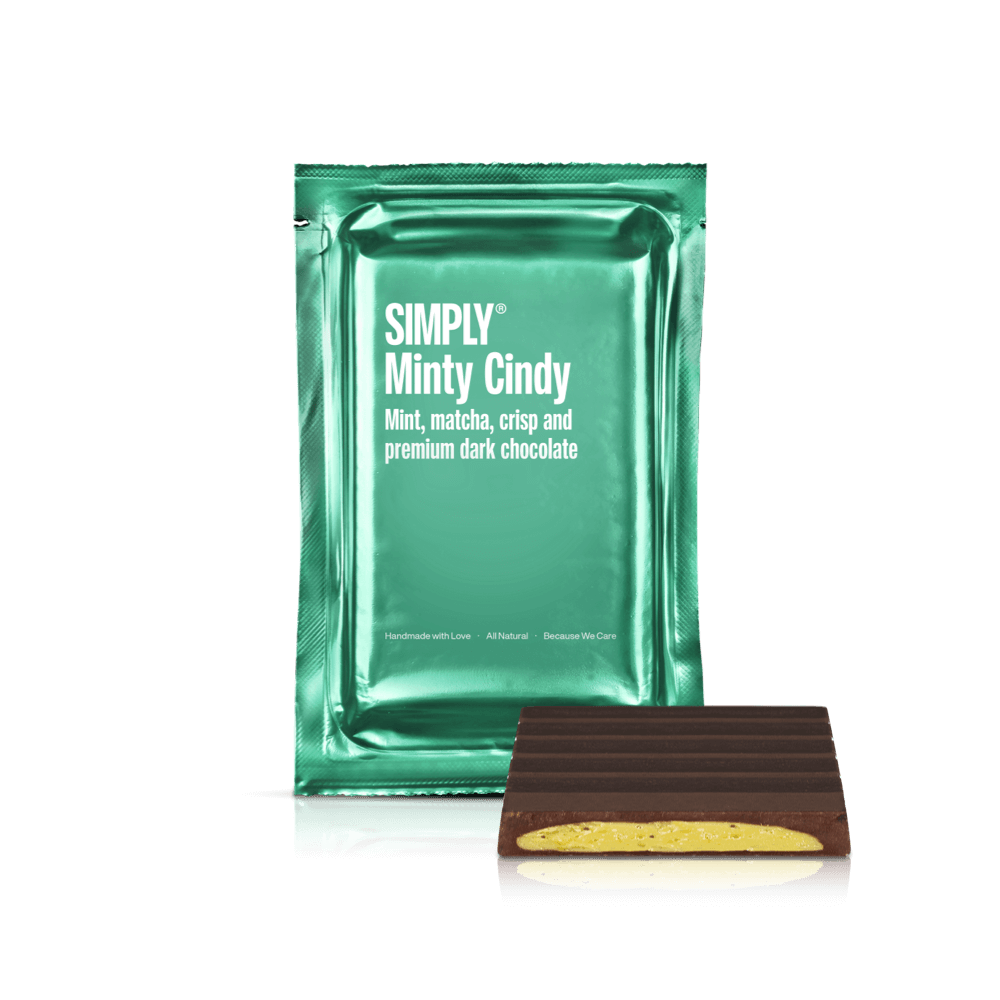 Sharing Bar - Minty Cindy | Mint, matcha tea, crisp, and premium dark chocolate