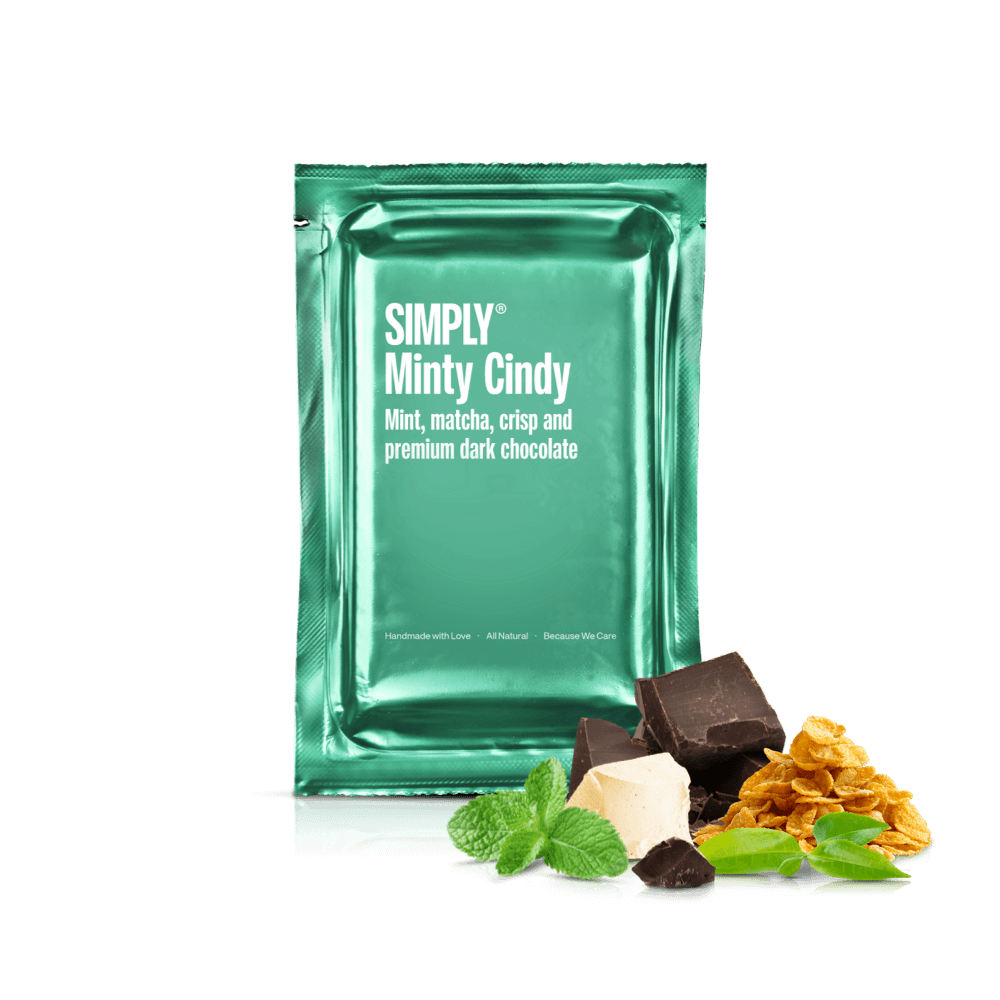 Sharing Bar - Minty Cindy | Mint, matcha tea, crisp, and premium dark chocolate