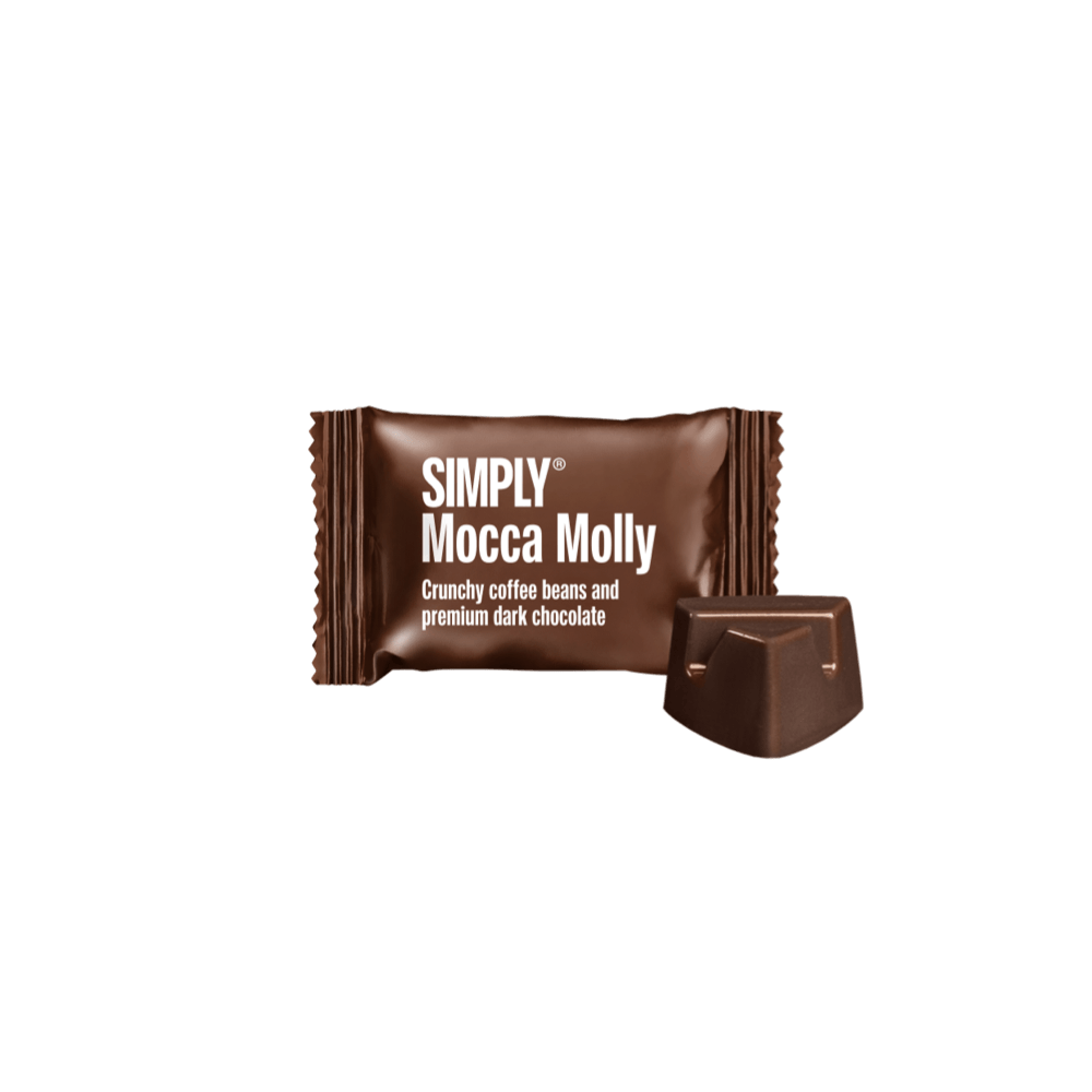 Simply® Mocca Molly - 75 Bites | Crunchy coffee beans and dark chocolate