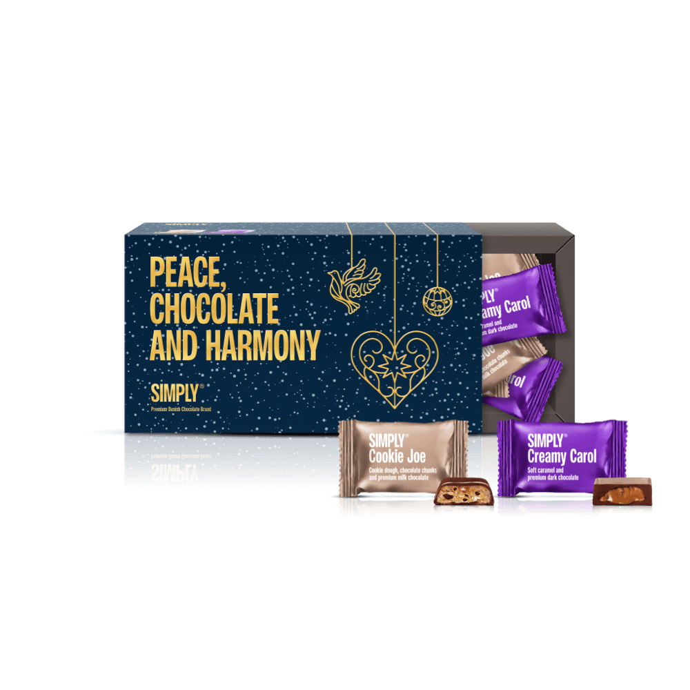 Peace, Chocolate and Harmony | Gift box with 18 Bites