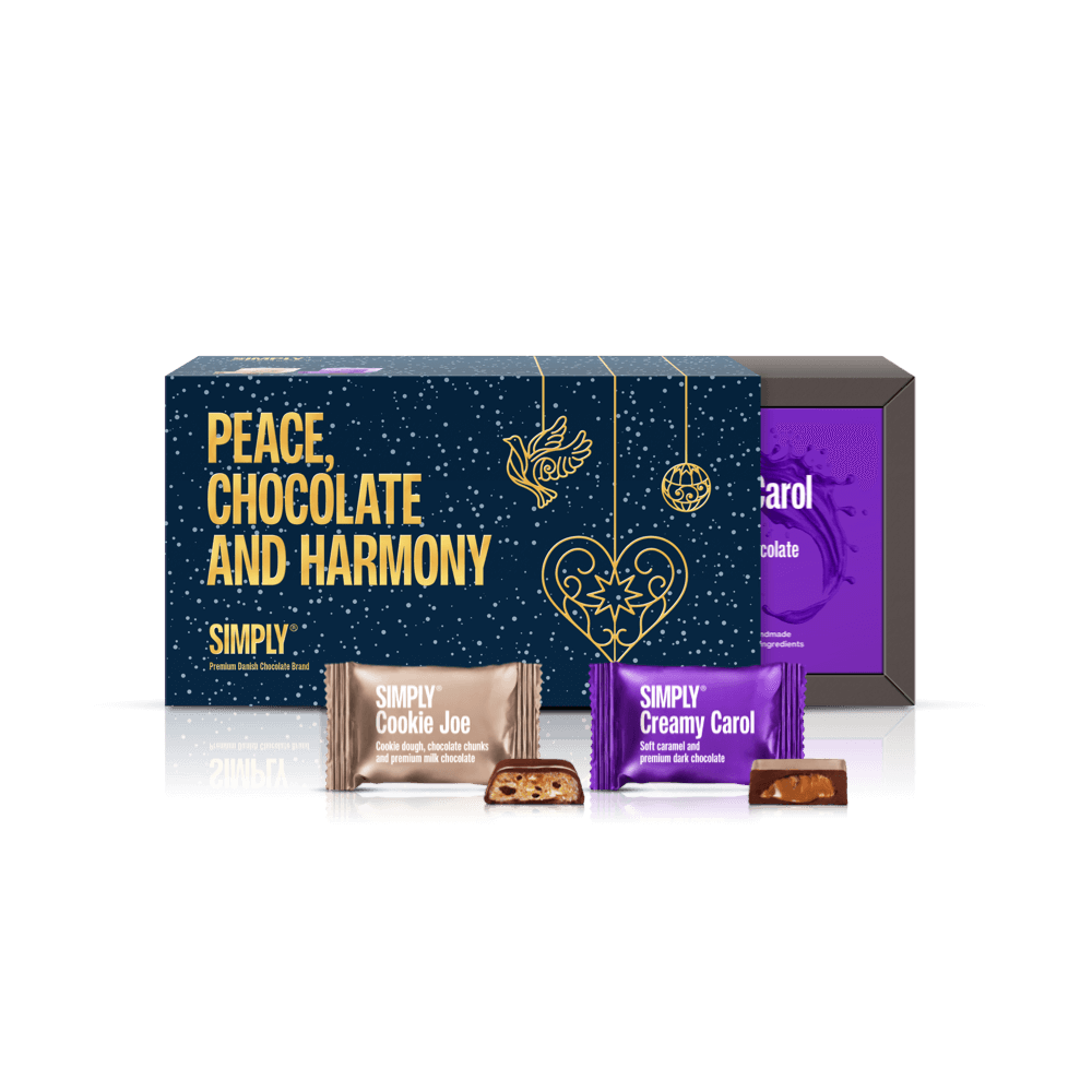 Peace, Chocolate and Harmony | Gift box with 18 Bites