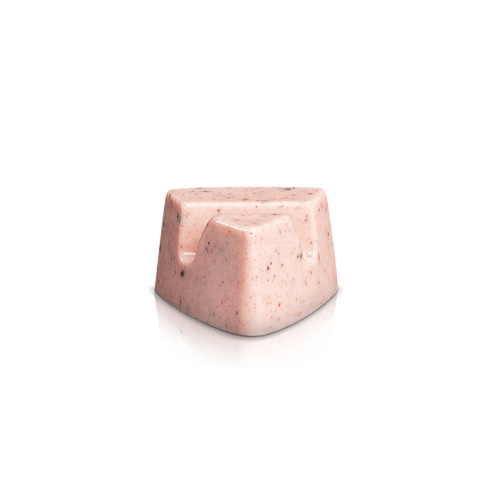 Simply® Pink Polly - Cube with bites | Raspberries, Persian liquorice and white chocolate