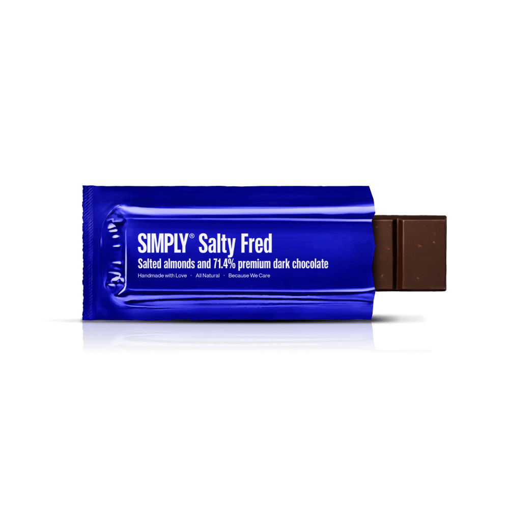 Salty Fred | Salted almonds and premium dark chocolate