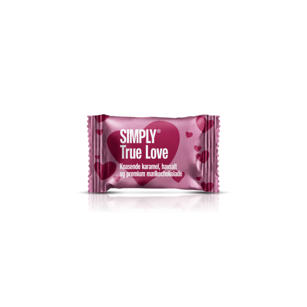 Simply® True Love - 75 Bites | Crunchy caramel, sea salt, and premium milk chocolate