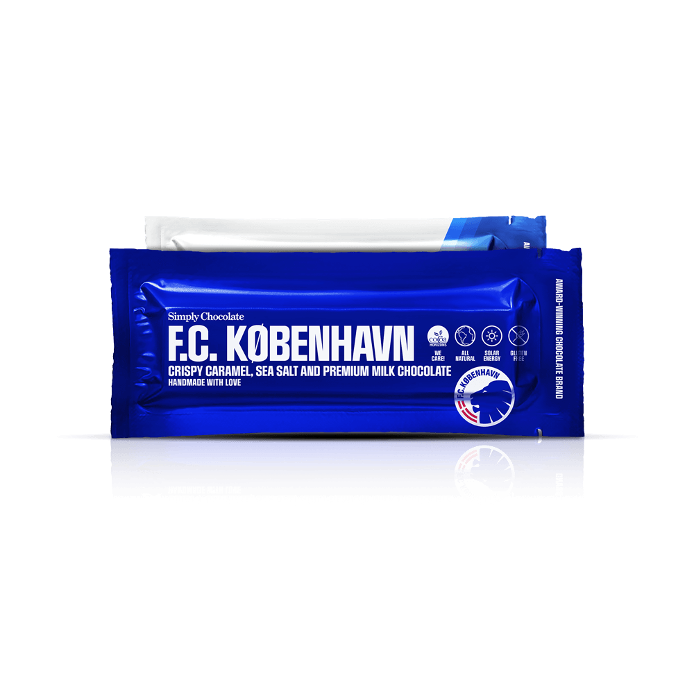 F.C. København 12-pack | 6 stk. chokoladebarer + 6 stk. proteinbarer - Chocolate Bars - Simply®