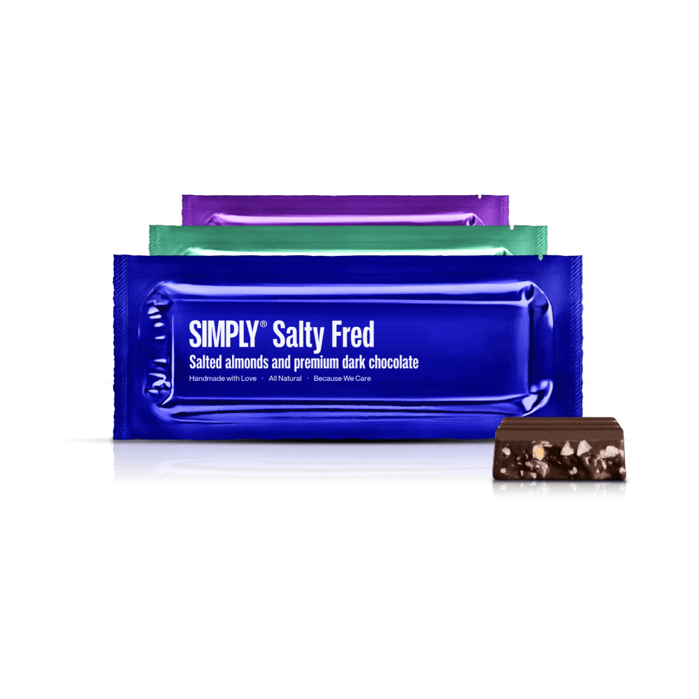 Dark Darlings 15-pack | Smag 3 forskellige barer med mørk chokolade Simply®